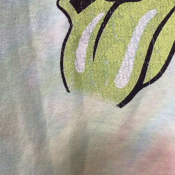 The Rolling Stones Hot Lips Pop Art Rock Pastel Tie Dye XL - Picture 5 of 5